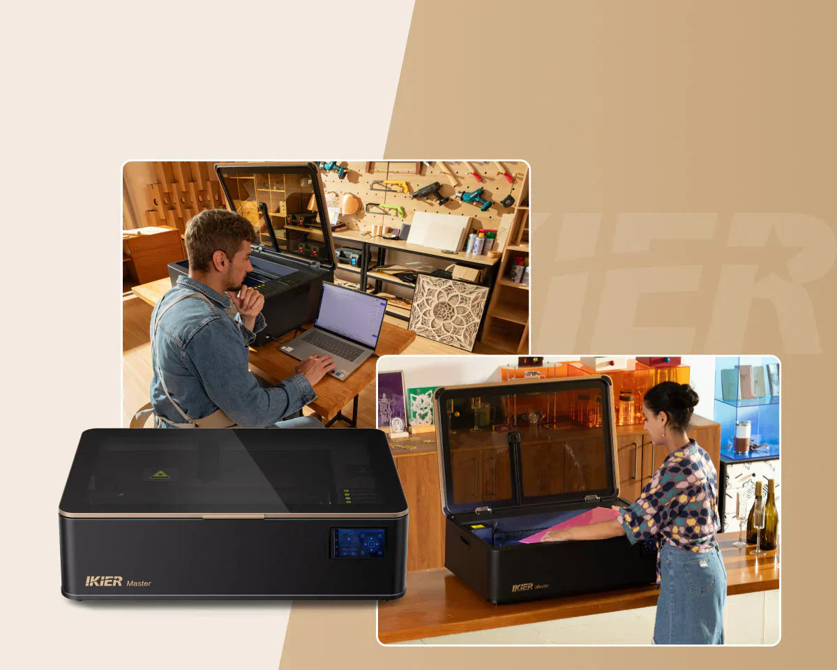 Why More Makers Are Choosing the iKier Master 50W CO₂ Laser Cutter