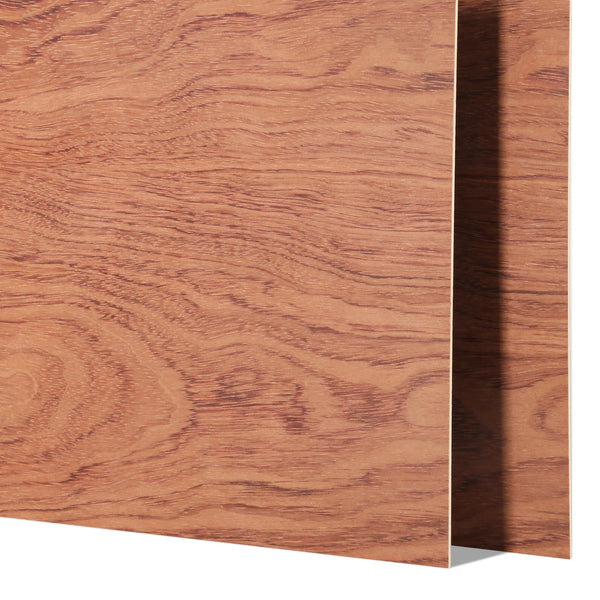 6 pezzi di compensato di palissandro brasiliano Bubinga 12" x 12" in legno non finito per artigianato con incisione laser