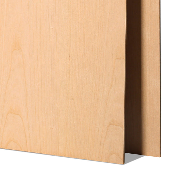 6 pezzi di compensato di legno di ciliegio 12 "x 12" per artigianato, incisione laser, taglio, pittura