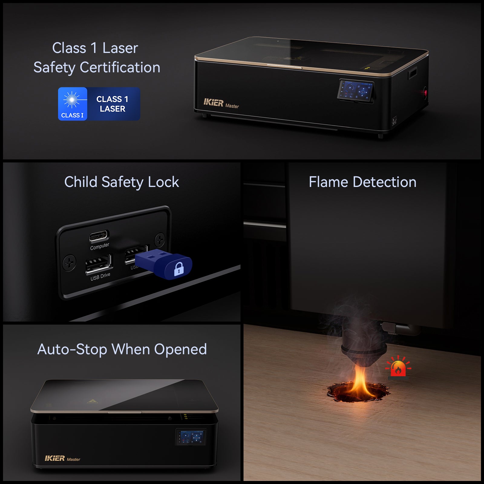 taglierina laser CO2 iKier Master 50W