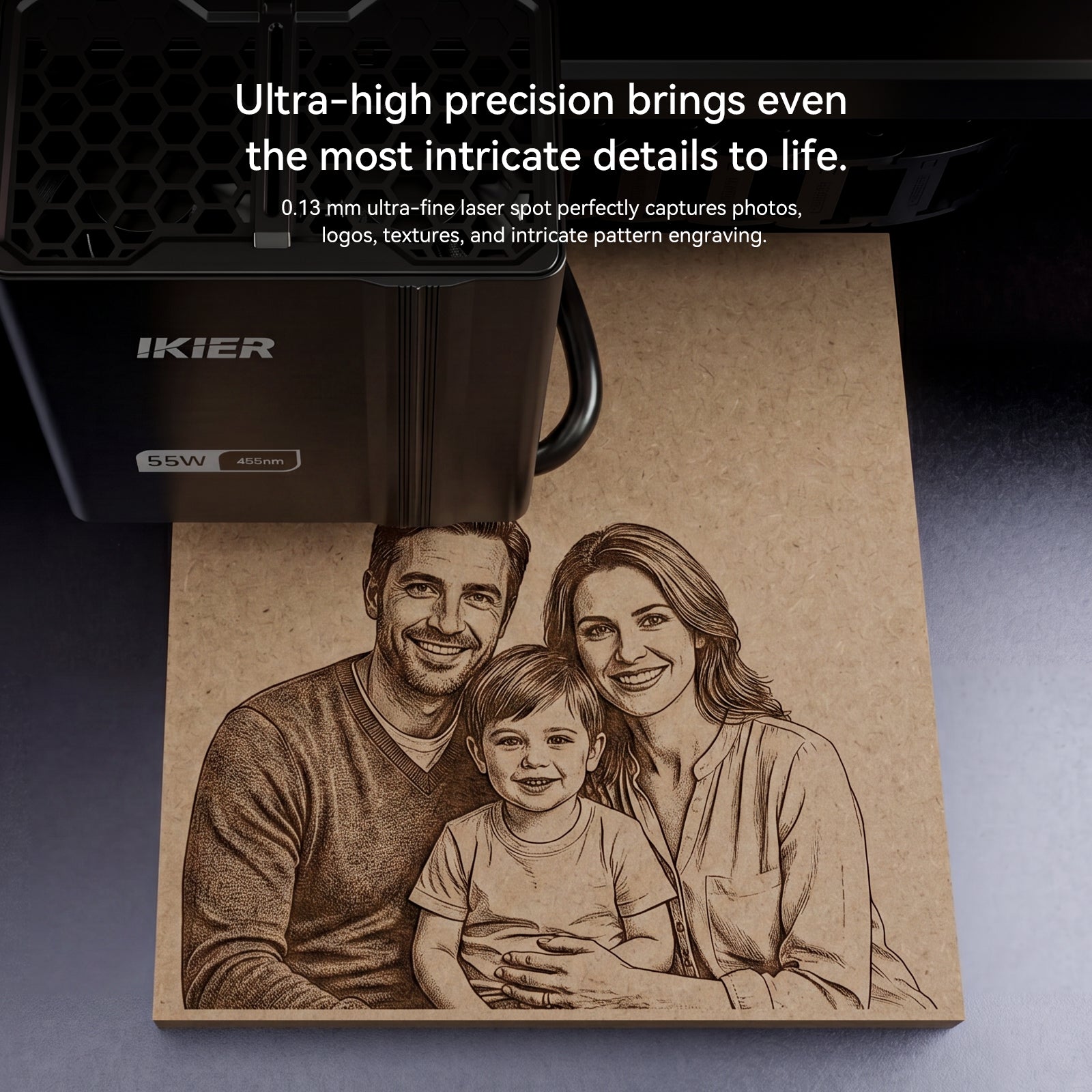 iKier K2 Pro 55W Laser Engraver