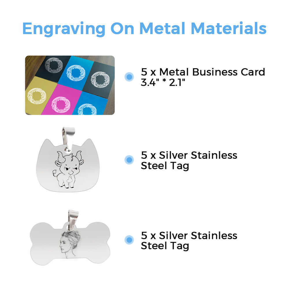 pacchetto materiale laser iKier (73 pezzi)