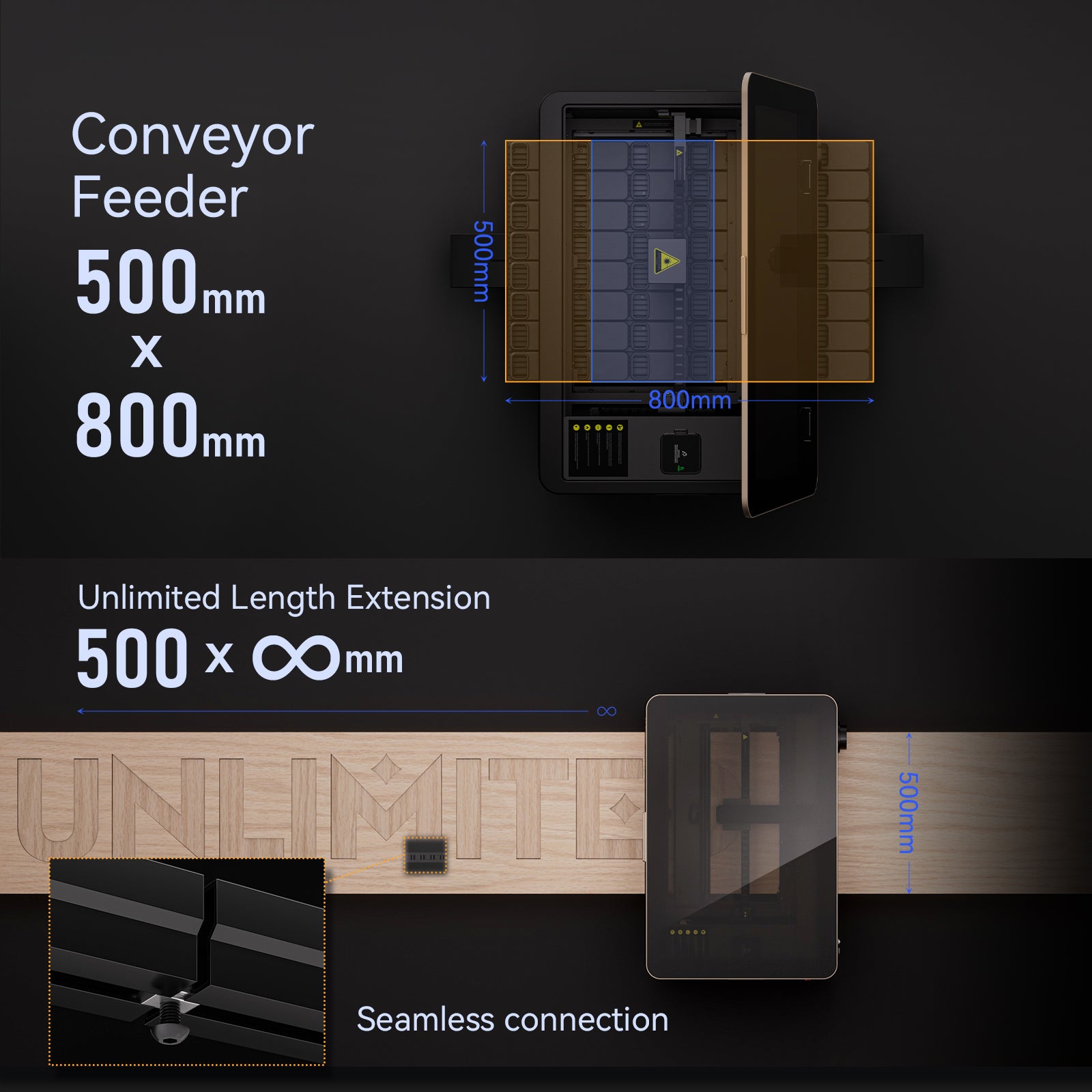 taglierina laser CO2 iKier Master 50W