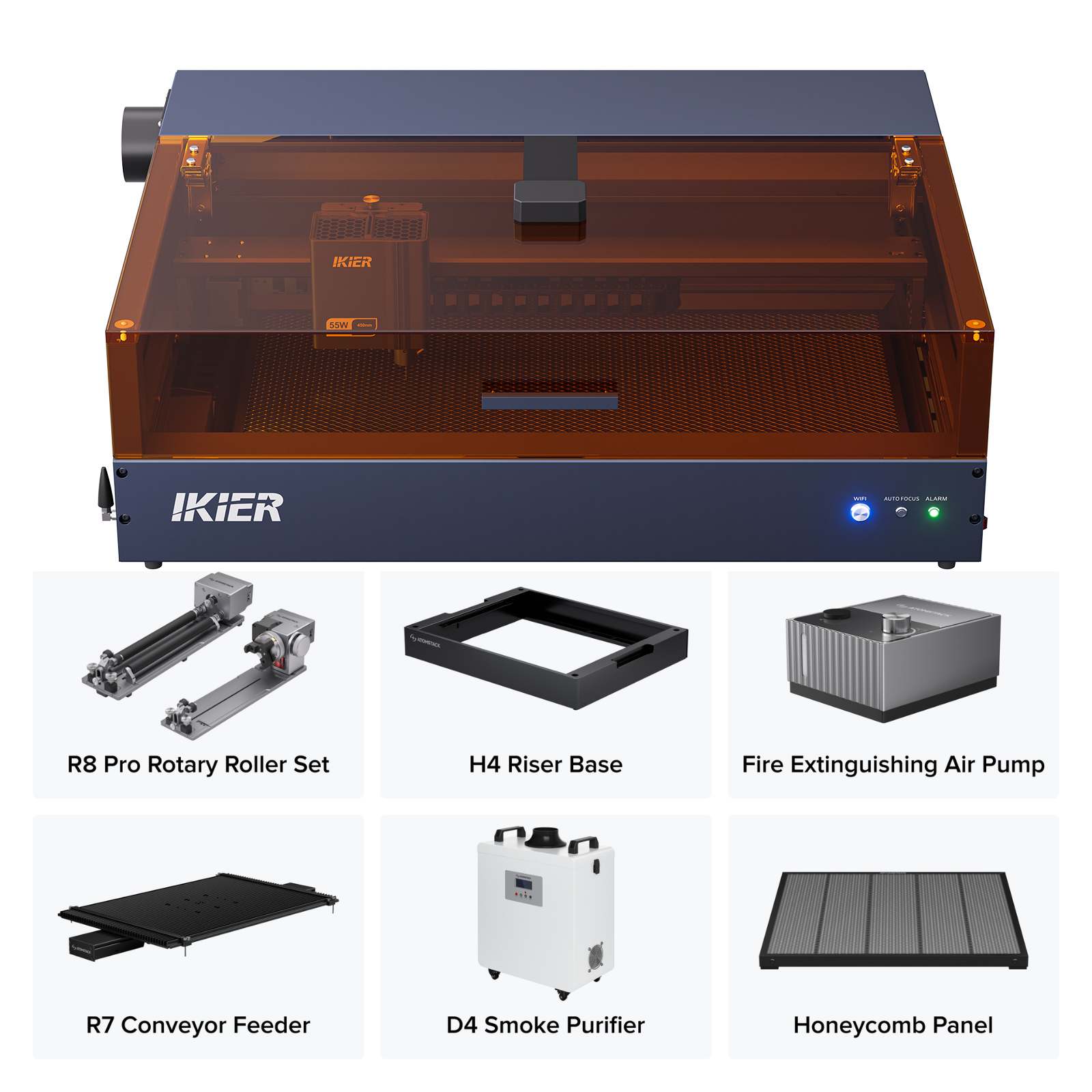 iKier K2 Pro 55W Laser Engraver