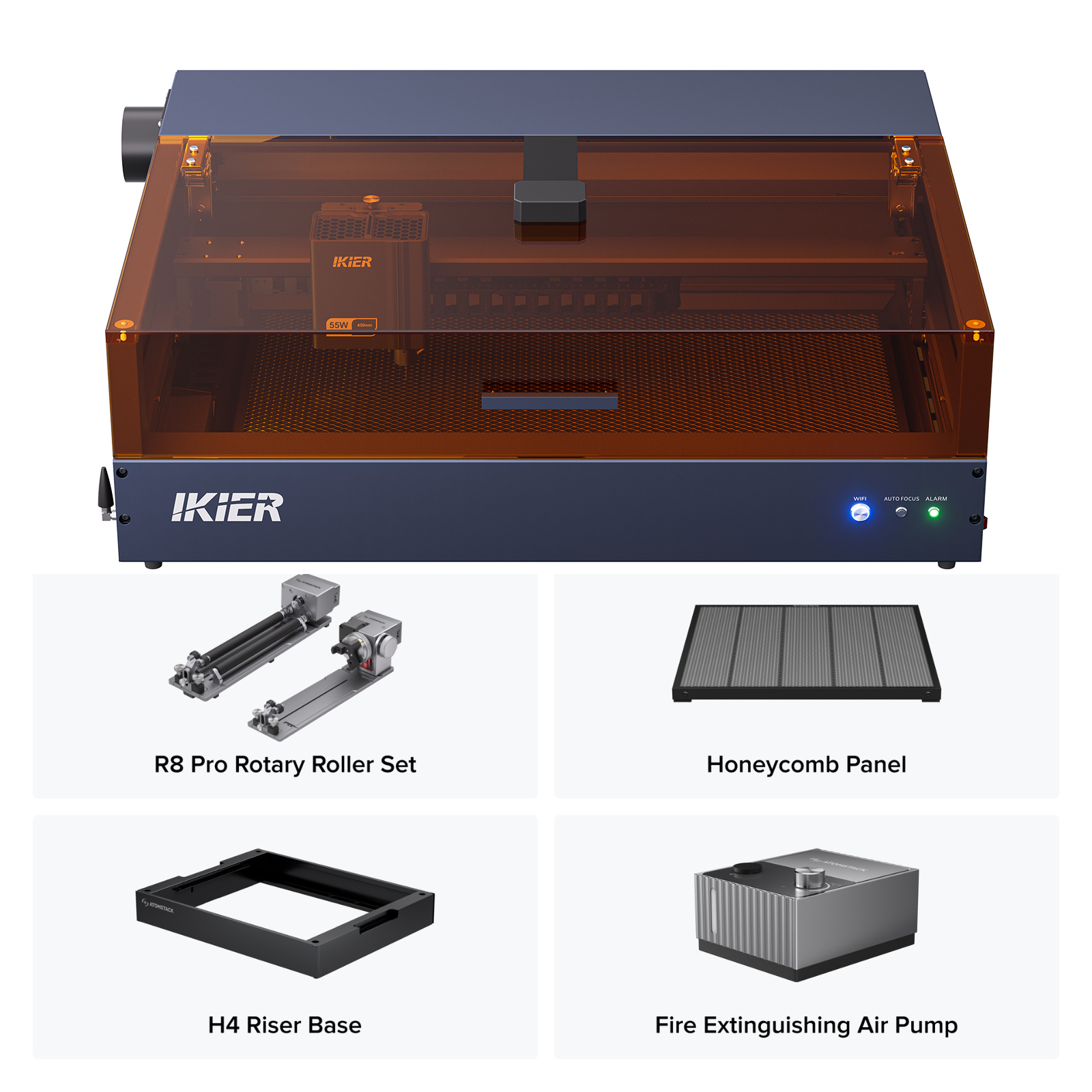 iKier K2 Pro 55W Laser Engraver