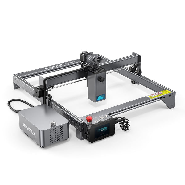 Atomstack X20 Pro 130W Macchina per Incisione e Taglio Quad-Laser con Sistema di Assistenza Aria Integrato