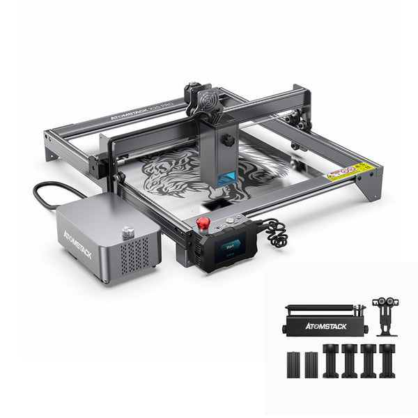 ATOMSTACK X20 Pro 130W Macchina di incisione e taglio + R3PRO Rullo