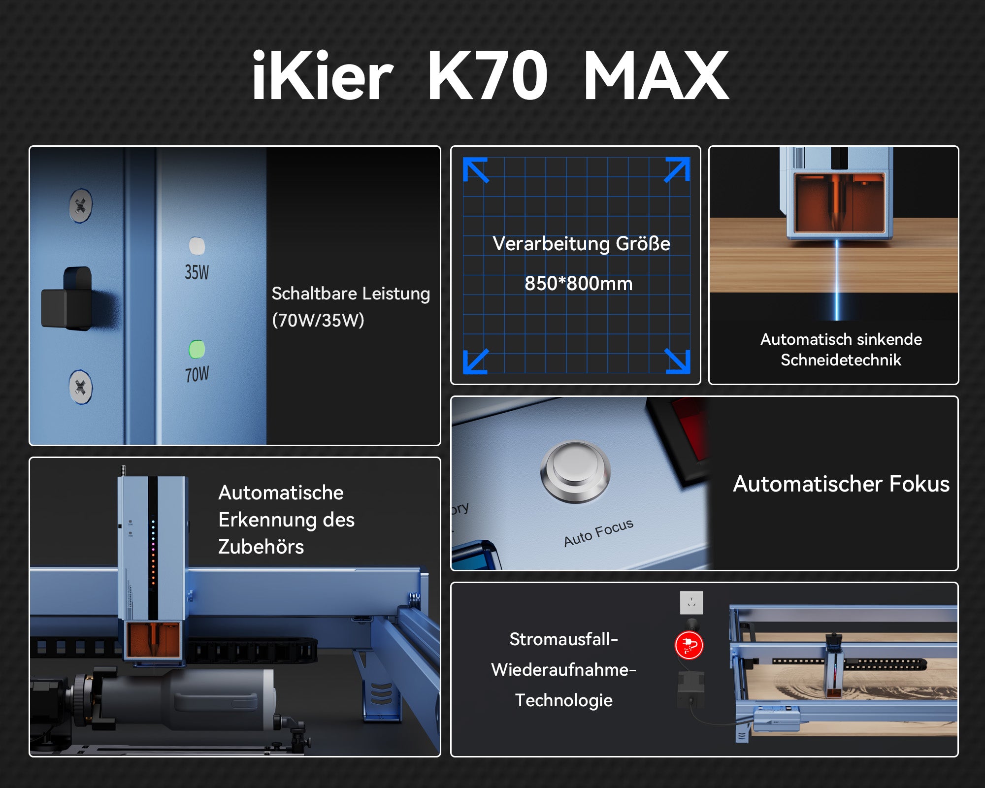 incisore laser iKier K70 Max