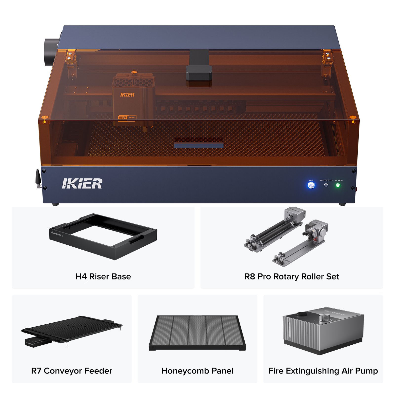 iKier K2 Pro 55W Laser Engraver