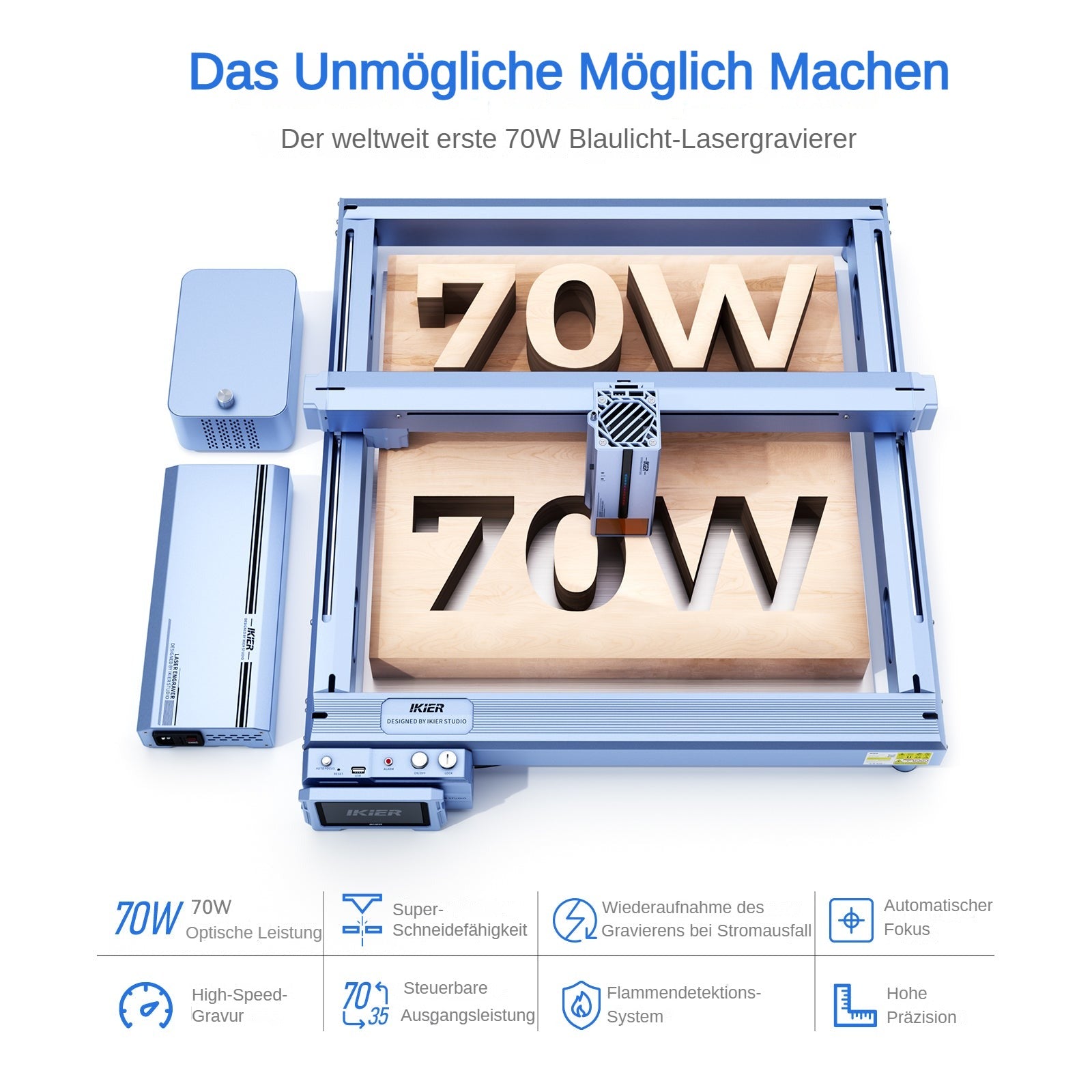 incisore laser iKier K1 Pro Max 70W