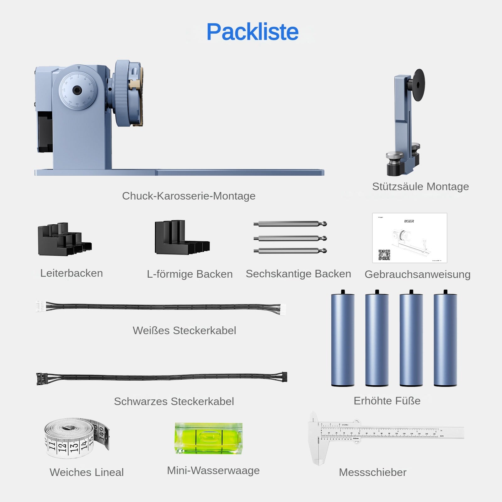 iKier R1 Pro Multifunzione e supporto per lasergravier