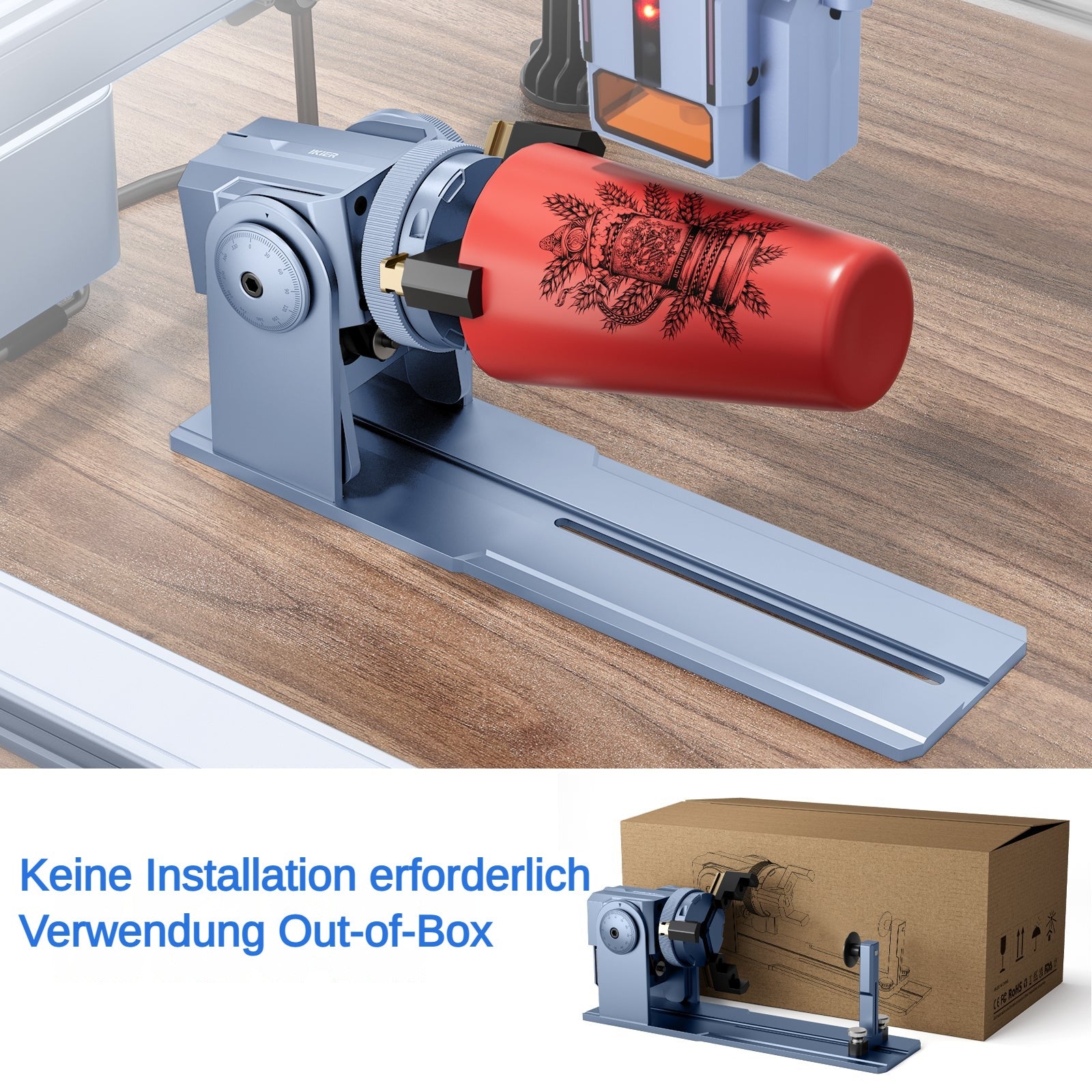 iKier R1 Pro Multifunzione e supporto per lasergravier