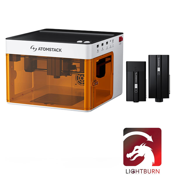 iKier & Atomstack P1 Mini Macchina per Incisione Laser con Doppi Moduli Laser