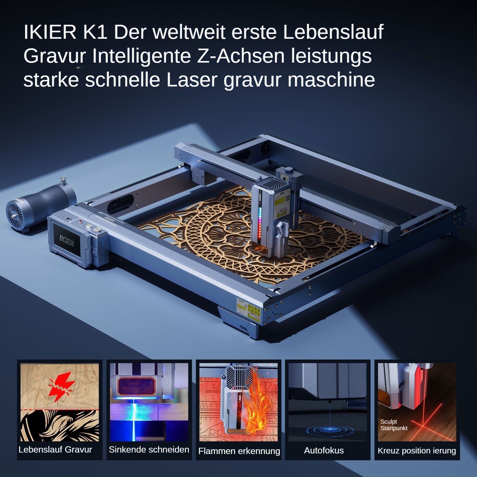 incisore laser iKier K1 Ultra 36W